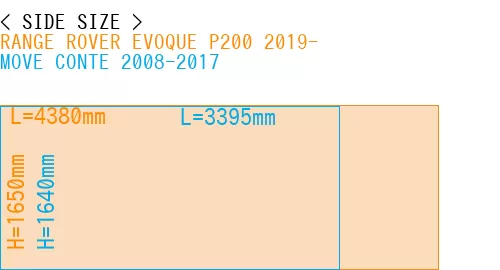 #RANGE ROVER EVOQUE P200 2019- + MOVE CONTE 2008-2017